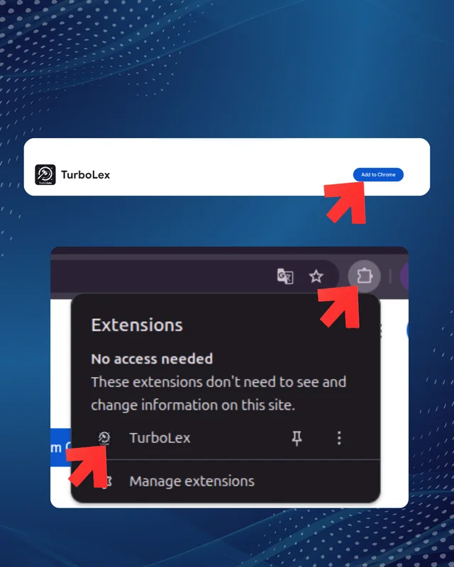 Instalación de TurboLex desde Chrome Web Store